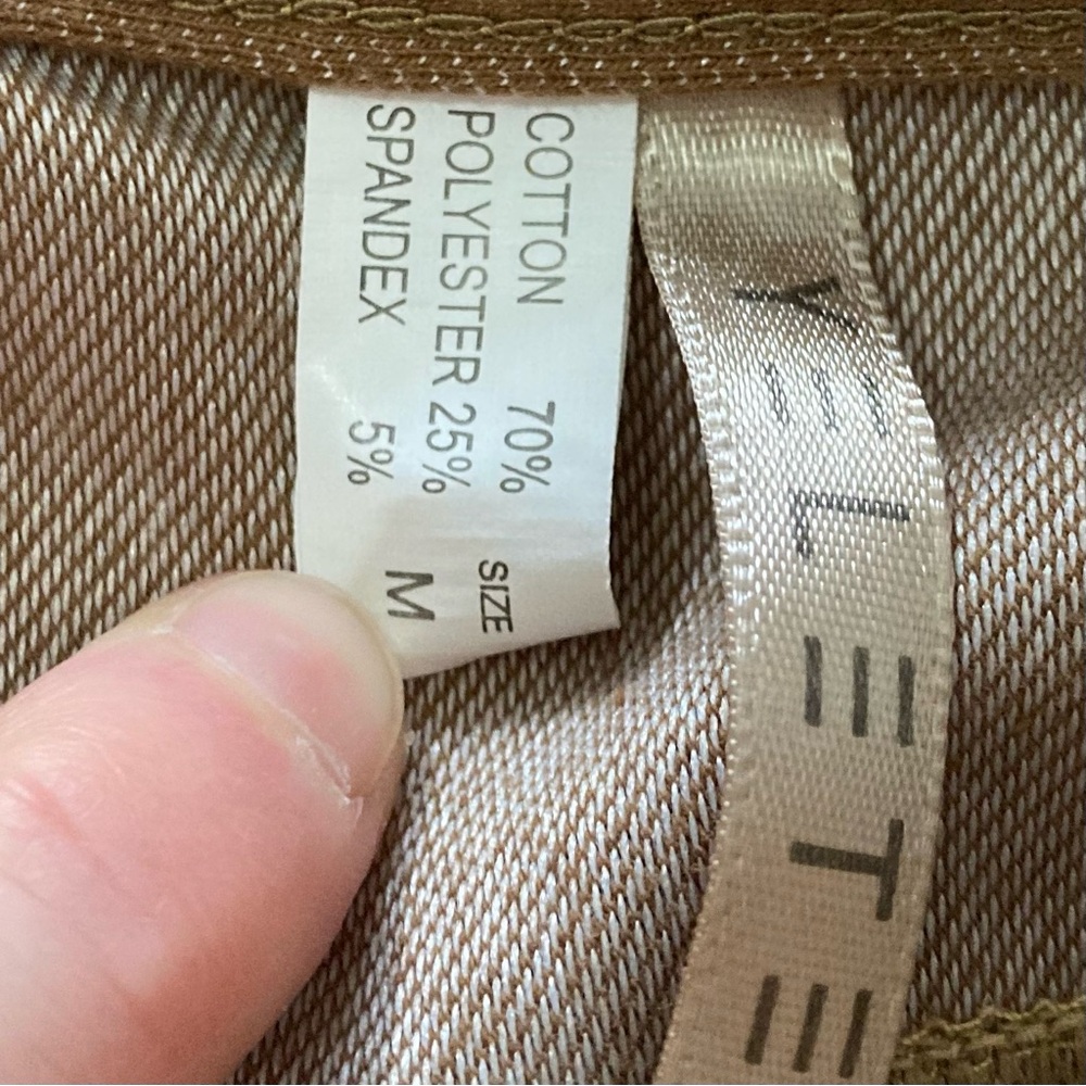 Yelete Stretch Jegging Women’s Pants Tan Khaki M Medium - Picture 4 of 4